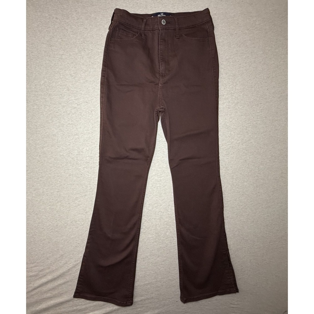 Hollister highest waist. Brown Bootcut Jeans. size 3 Slim. 26w 29L.